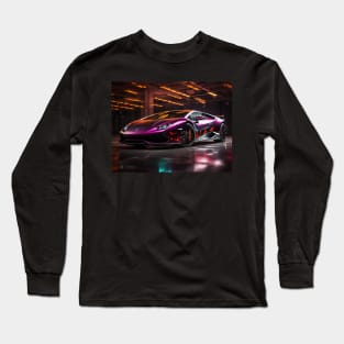 Super-cars-Upscale-Huracan Long Sleeve T-Shirt